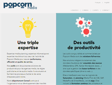 Tablet Screenshot of popcorn-media.fr